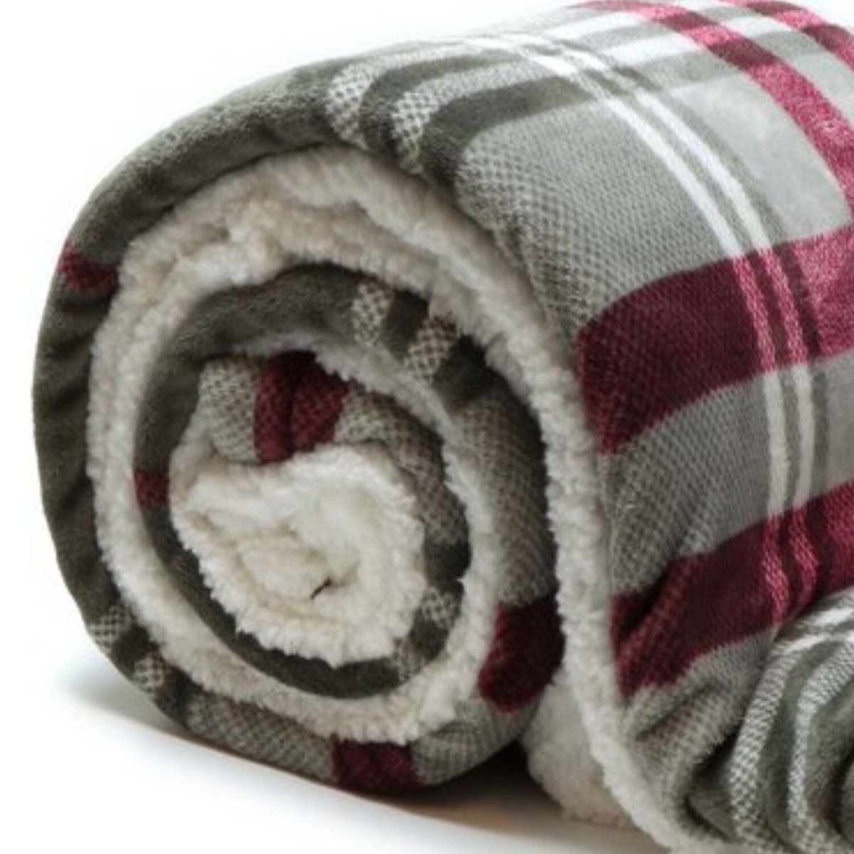 Unique living Plaid Larsson Grijs 150 x 200 cm – Fleece Deken - Afbeelding 4