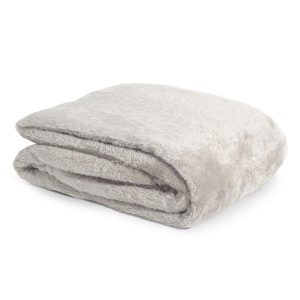 Teddy Fleece Deken – Fleece Plaid- Ultrazacht – 150×200 cm – Beige