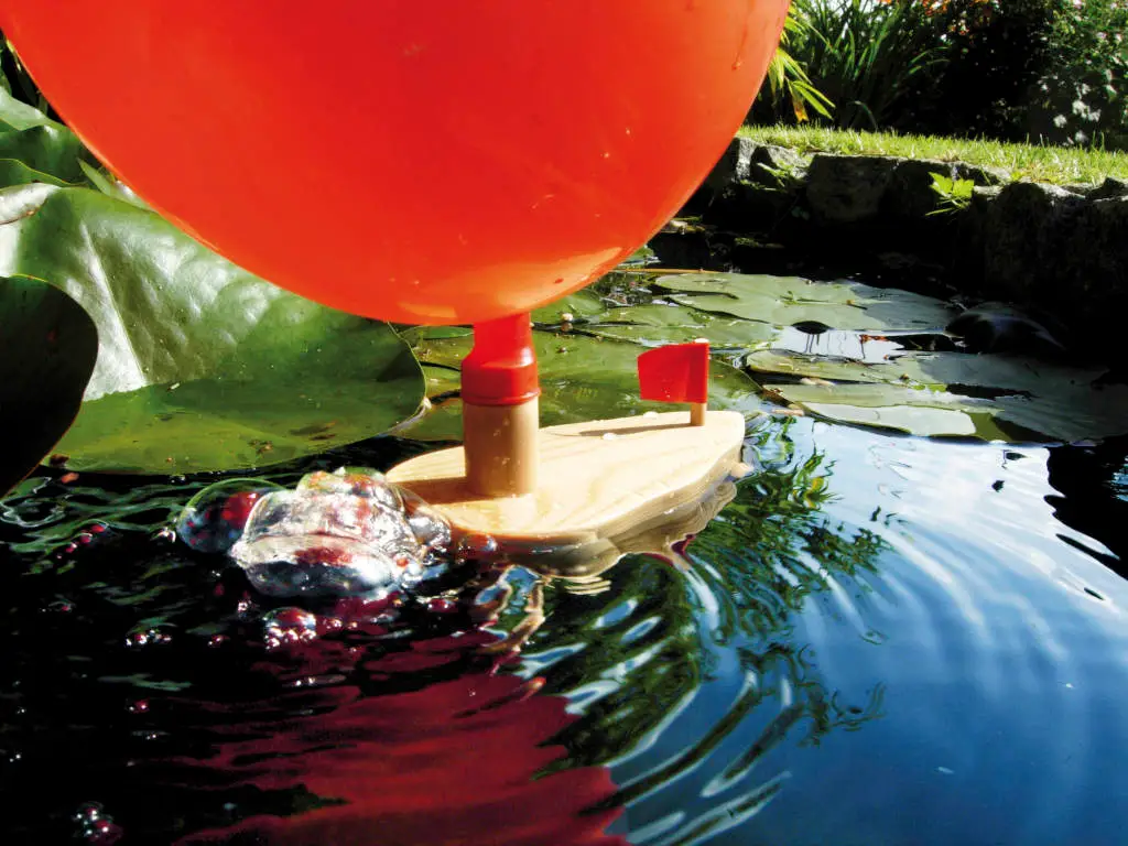 Ballon bootje hout - Afbeelding 7