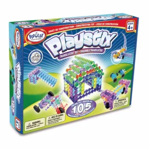 Constructie set Playstix transparant 105 delig