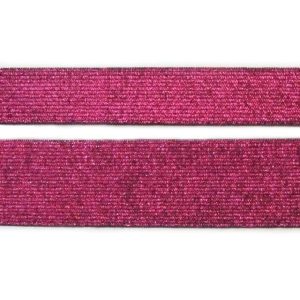 Elastisch band glitter amethist
