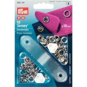 Prym Jersey Drukknopen - 10mm - Zilver