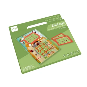 Scratch EduLogic Boek Magnetisch Denkspel Dieren Doolhof
