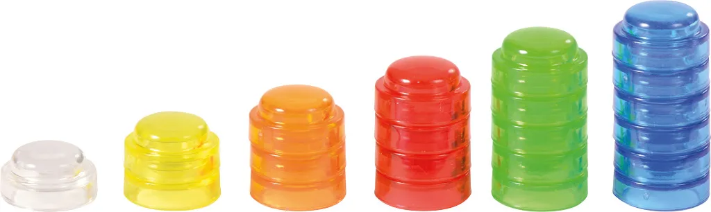 Sorteer en tel stenen transparant 1000 stuks - Afbeelding 3