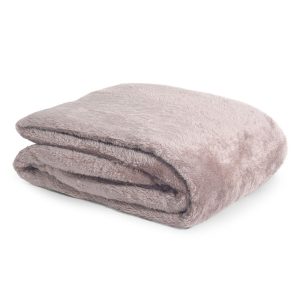 Teddy Fleece Deken – Fleece Plaid- Ultrazacht – 150×200 cm – Roze
