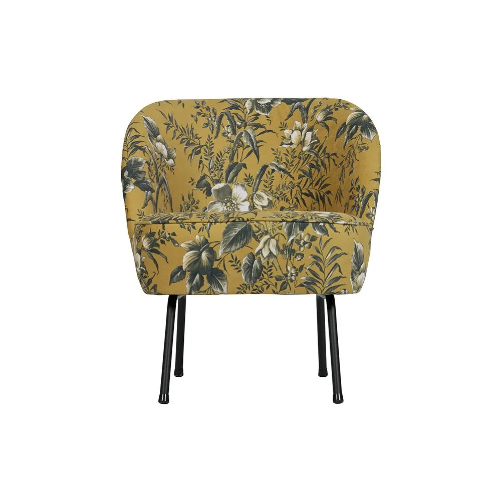Vogue fauteuil fluweel poppy - Afbeelding 4